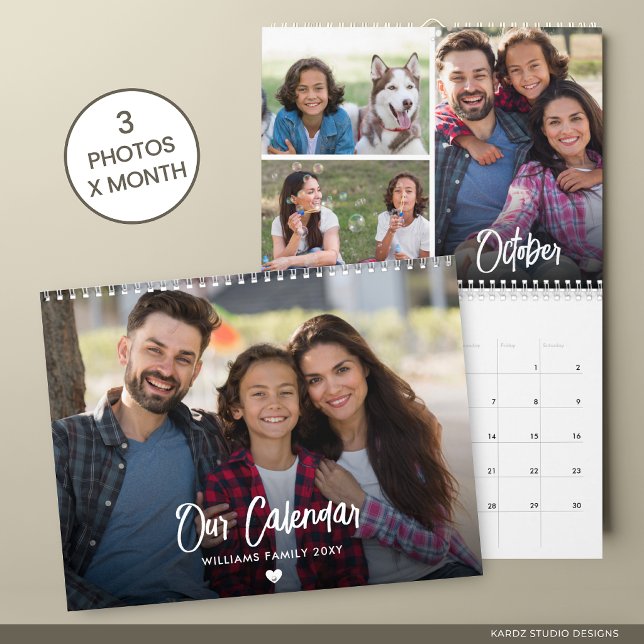 Create Your Own Modern 2027 Photo  Calendar (Creator Uploaded)