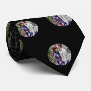 Create Your Own Modern Collage Photos Anniversary Tie