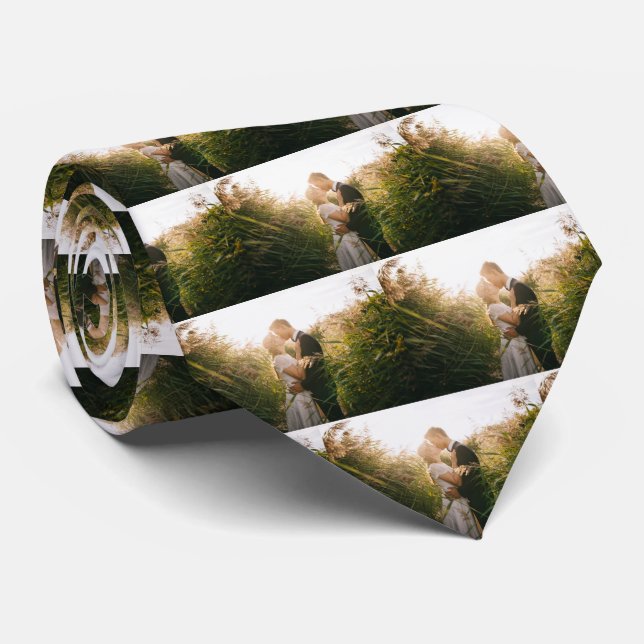 Create Your Own Modern Collage Photos Anniversary Tie (Rolled)