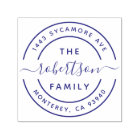 Create Your Own Modern Family Name Return Address