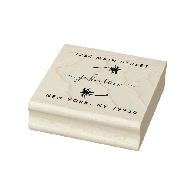 Create Your Own Modern Return Address Rubber Stamp (Stamp)