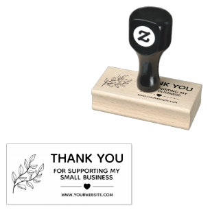 Create Your Own Modern Round Return Address Rubber Stamp