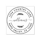 Create Your Own Modern Round Return Address