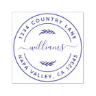 Create Your Own Modern Round Return Address