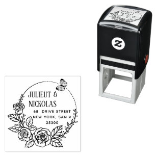 Create Your Own Modern Round  Self-inking Stamp
