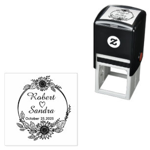 Create Your Own Modern Round  Self-inking Stamp