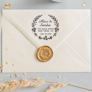 Create Your Own Modern Round  Self-inking Stamp