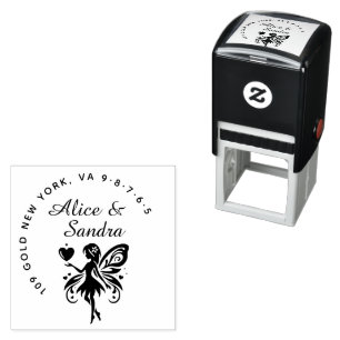 Create Your Own Modern Round  Self-inking Stamp