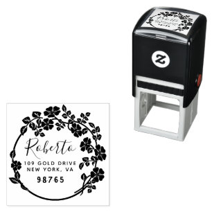 Create Your Own Modern Round  Self-inking Stamp
