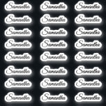 Create Your Own Modern Script Personalised Name<br><div class="desc">Create Your Own Modern Script Personalised Name Sticker from BohemianLifestyle Zazzle shop</div>