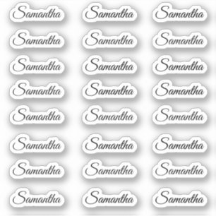 Create Your Own Modern Script Personalised Name