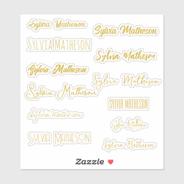 Create Your Own Modern Stylish Name  (Sheet)