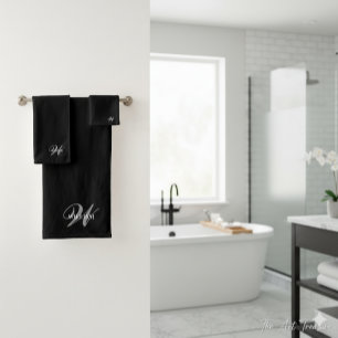 Create Your Own Monogram Color Match Teal  Bath Towel Set