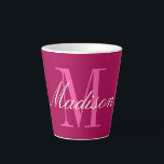 Create Your Own Monogram Initial Name Latte Mug<br><div class="desc">Create Your Own Monogram Initial Name Latte Mug for self or as a gift for family or friends. Easily add the name of yourself or that of a loved one to make a memorable birthday,  Christmas or graduation gift for mum,  grandma,  sister,  daughter,  niece or friend.</div>