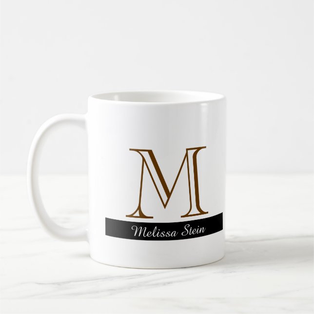 create your own monogram mug (Left)