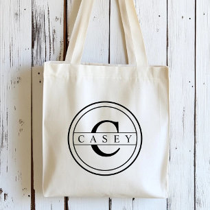 Create Your Own Monogram Personalized Tote Bag