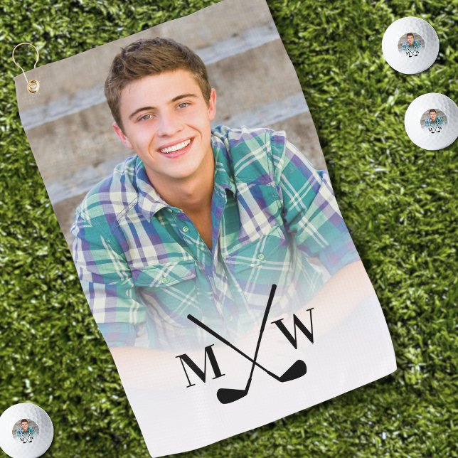 Create Your Own Monogram Photo Golf Towel (Create Your Own Monogram Photo Golf Towel )