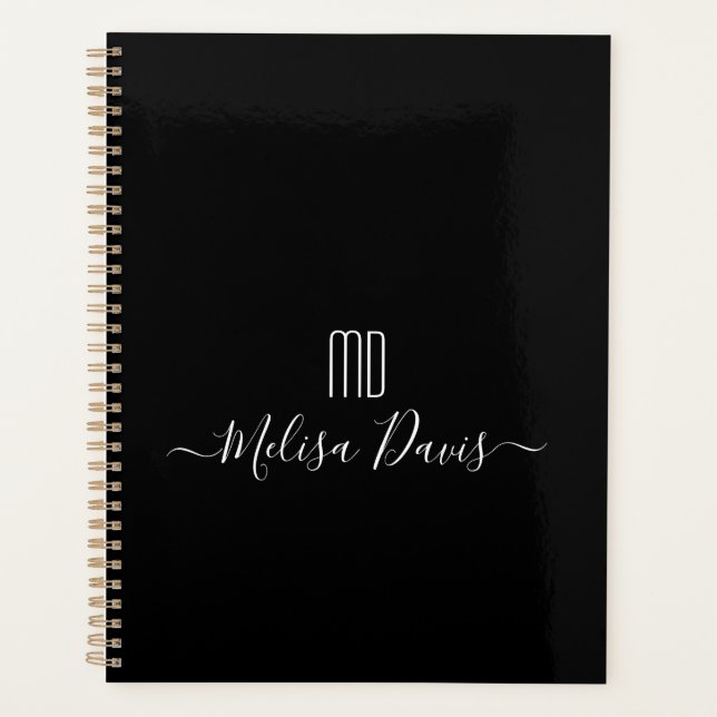 Create Your Own Monogram  Planner (Front)