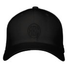 Create Your Own Monogram Text Baseball Cap