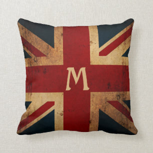 Create Your Own Monogram Union Jack Cushion