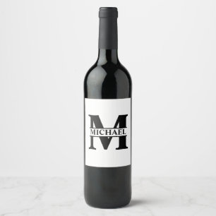 Create Your Own Monogram Wine Label