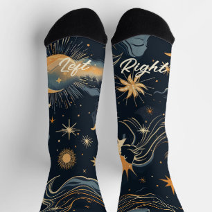 Create Your Own Moon Goddess Celestial Socks