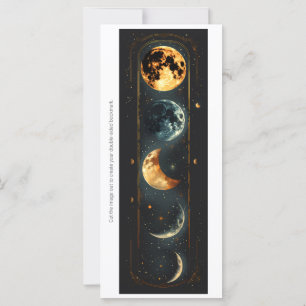 Create Your Own Moon Phases Bookmark Card