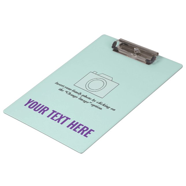 Create Your Own Moonlight Jade Pastel  Clipboard (Angled)