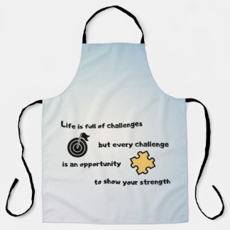 Create Your Own Motivational Inspirational Quote Apron
