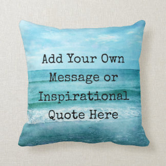 Create Your Own Motivational Inspirational Quote Cushion