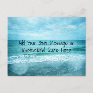 Create Your Own Motivational Inspirational Quote Postcard