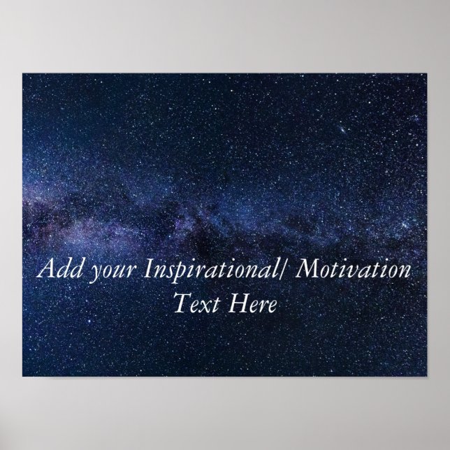 Create your own Motivational/Inspirational Quote  Poster (Front)