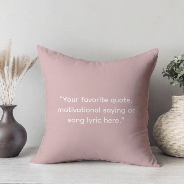 Create Your Own Motivational Quote Cushion (Creator Uploaded)
