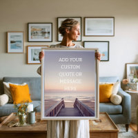Create Your Own Motivational Quote - Ocean Pier