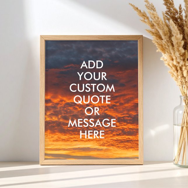 Create Your Own Motivational Quote Poster (Creator Uploaded)