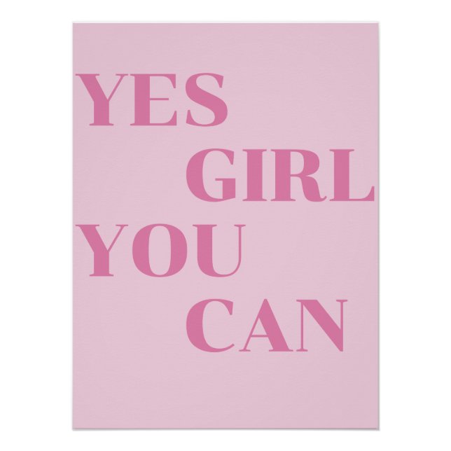 Create Your Own Motivational Quote Wall Poster (Front)