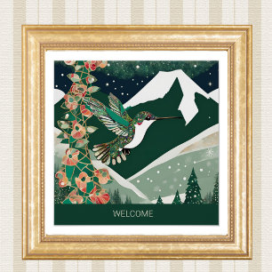 Create Your Own Mountain Hummingbird  Poster