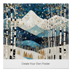 Create Your Own Mountain Quote Scripture  Poster