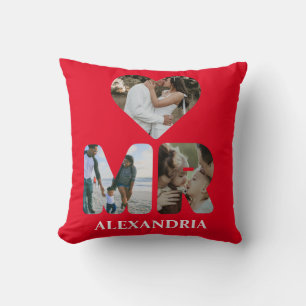 Create your own Mr and Mrs photo Matching couple Cushion