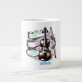 Create your own musical symphony  large coffee mug