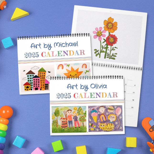 Create Your Own My Kid's Art Calendar 2025 (Creator Uploaded)