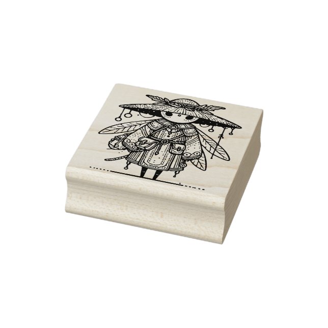 Create Your Own Mysterious Fairy Shaman Rubber Stamp (Stamp)