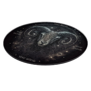 Create Your Own Mystical Aries Glass Altar Board