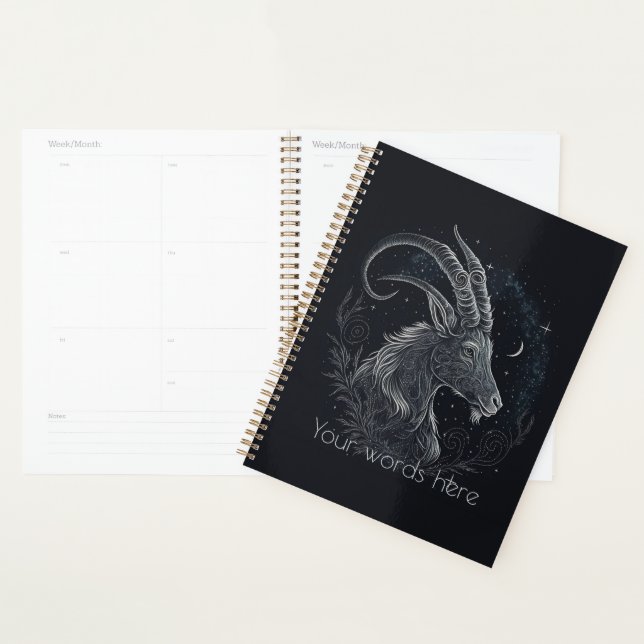 Create Your Own Mystical Astrology Capricorn Planner (Display)