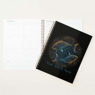 Create Your Own Mystical Astrology Pisces Zodiac Planner