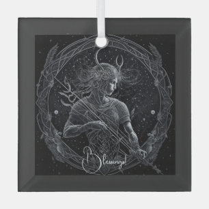Create Your Own Mystical Astrology Sagittarius Glass Tree Decoration