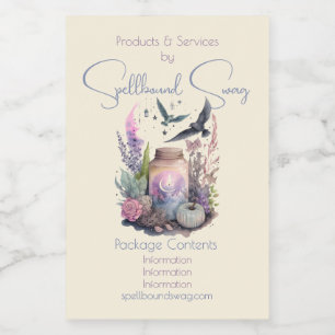 Create Your Own Mystical Autumn Food Label
