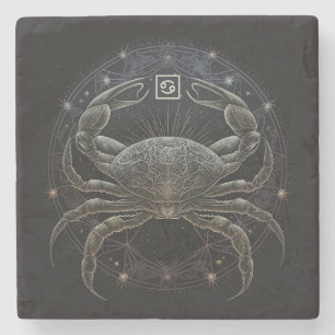 Create Your Own Mystical Cancer Stone Coaster