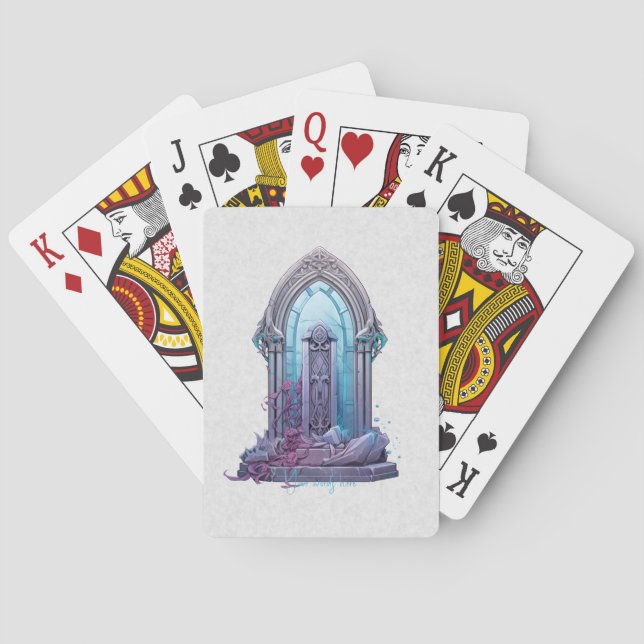 Create Your Own Mystical Door Playing Cards (Back)