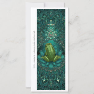 Create Your Own Mystical Frog Bookmark Card